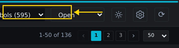 watchlist manager main interface showing the list overview with custom lists section, pre-built lists section, and the c