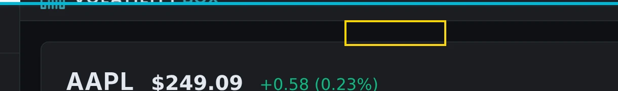 AAPL symbol detail page showing Market Pulse indicator, price, and key metrics